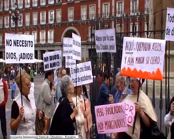 I Marcha Mundia Ateal Atea (Madrid, septiembre del 2008)